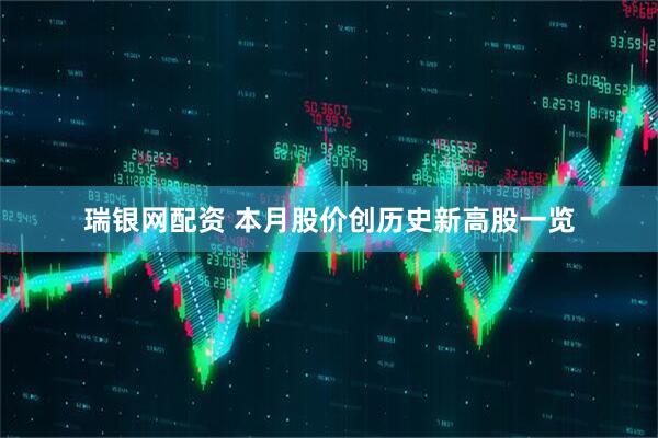 瑞银网配资 本月股价创历史新高股一览