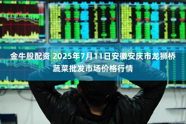 金牛股配资 2025年7月11日安徽安庆市龙狮桥蔬菜批发市场价格行情