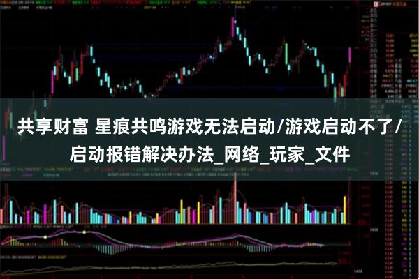 共享财富 星痕共鸣游戏无法启动/游戏启动不了/启动报错解决办法_网络_玩家_文件