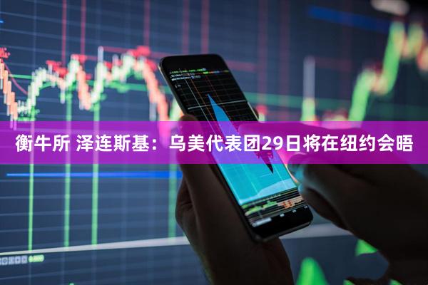 衡牛所 泽连斯基：乌美代表团29日将在纽约会晤